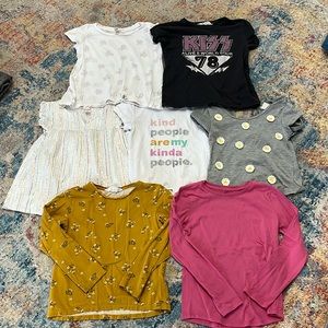 Girls size 6/7 shirt bundle